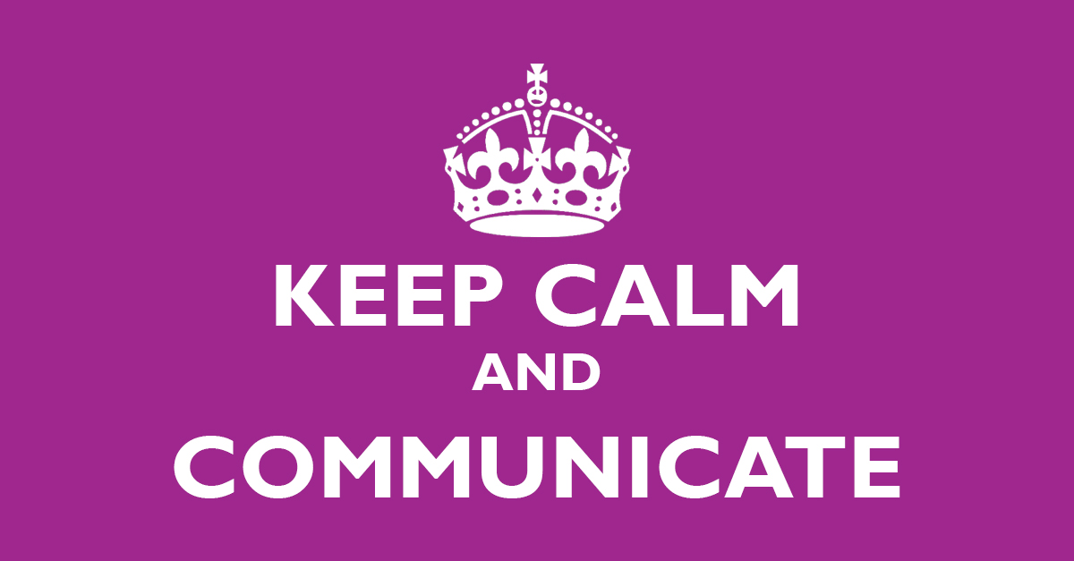 Picture Communication Stay Calm