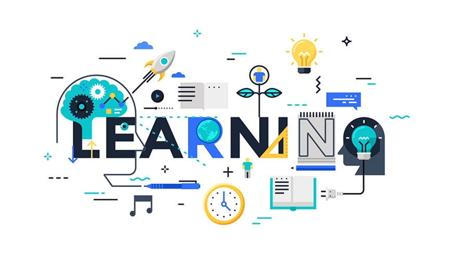 D learning. Learning experience. Learning differently icon.